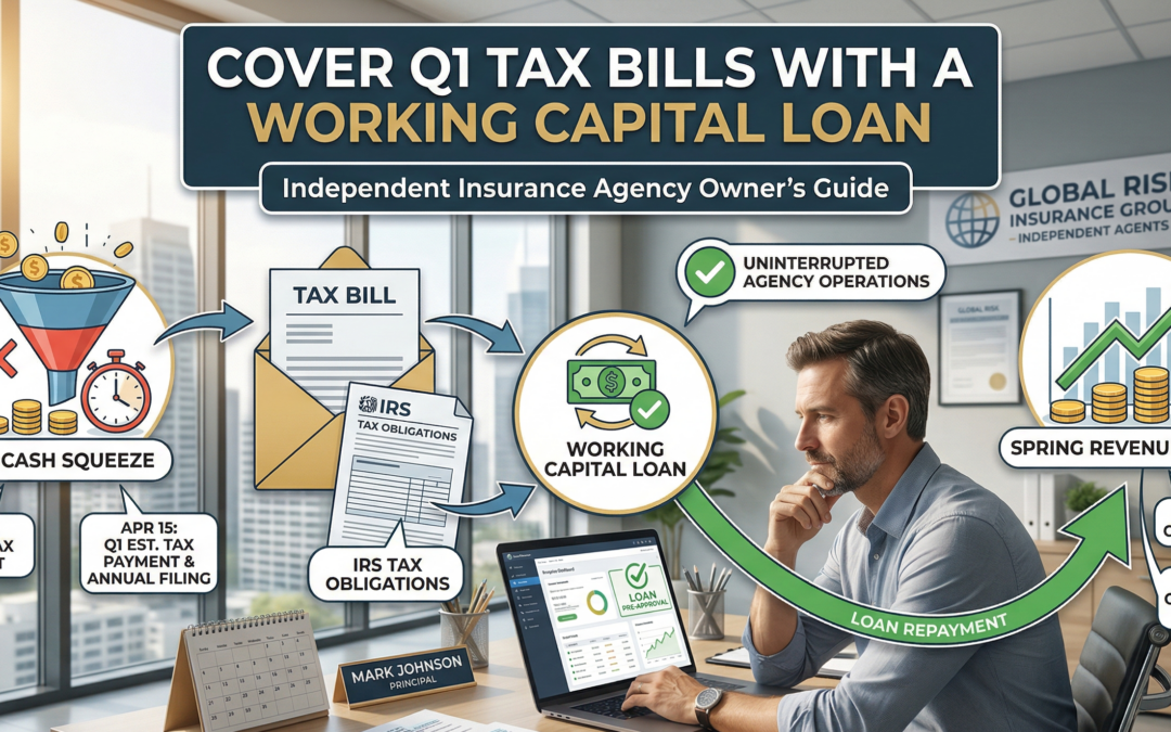 How Independent Insurance Agency Owners Can Use Working Capital Loans to Cover Tax Bills